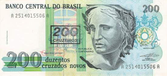 200 Cruzeiros 1990